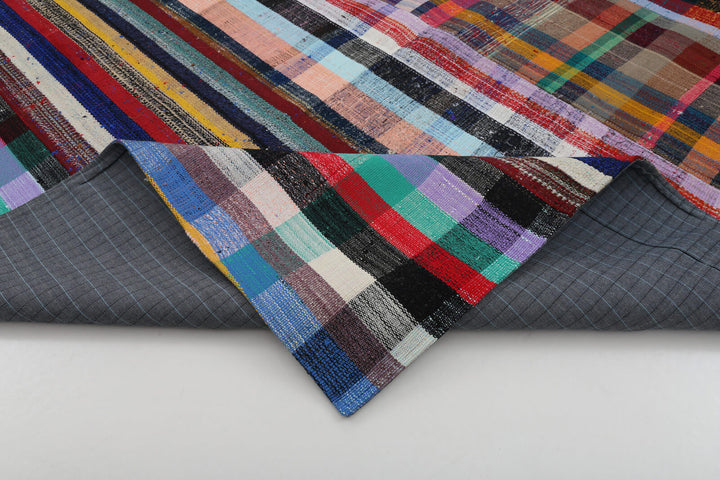 8x10 Multicolor Kilim Patchwork Rug - 22550