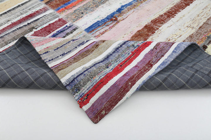 8x10 Multicolor Kilim Patchwork Rug - 22551