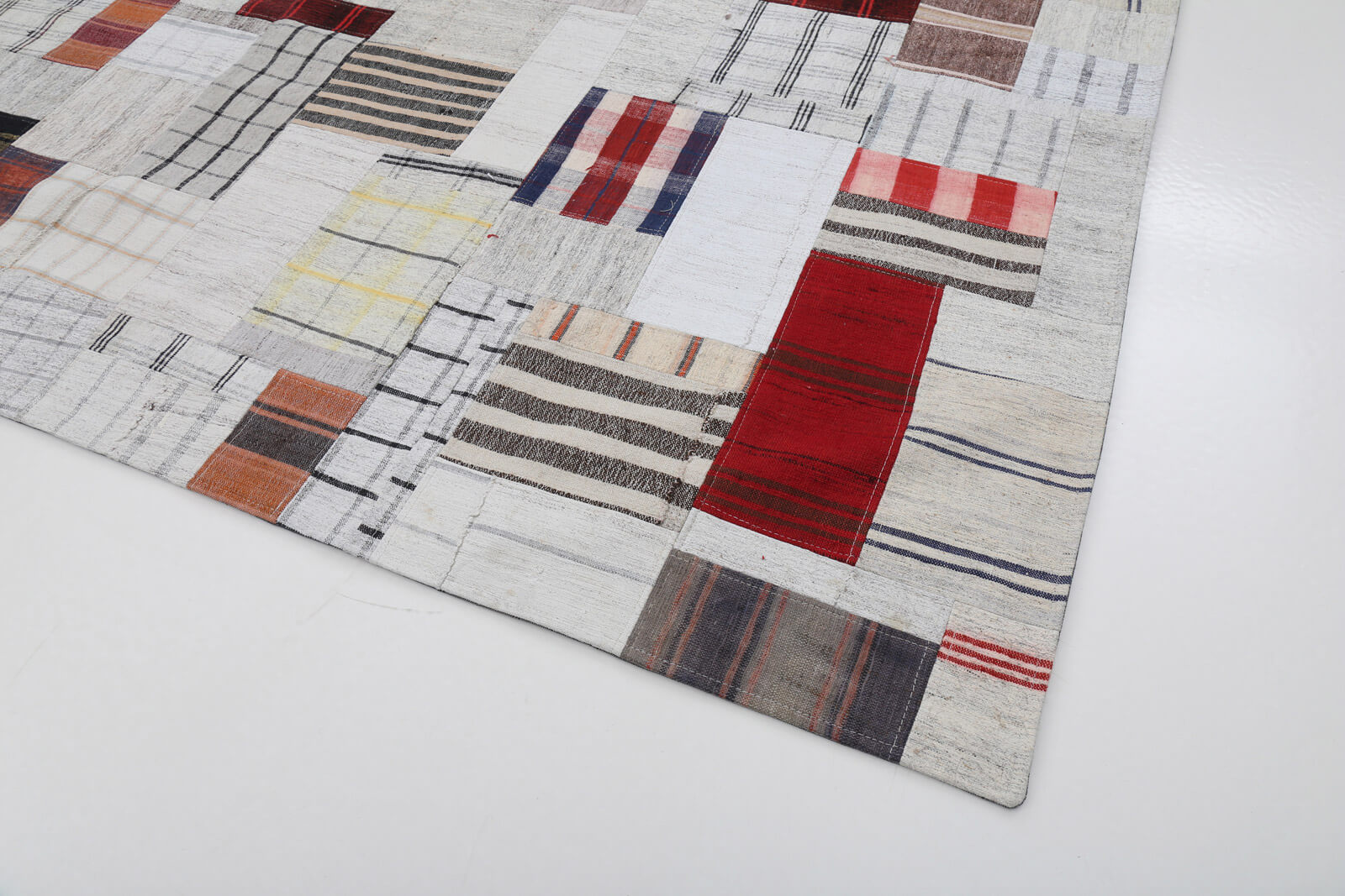 8x10 Multicolor Kilim Patchwork Rug - 22568