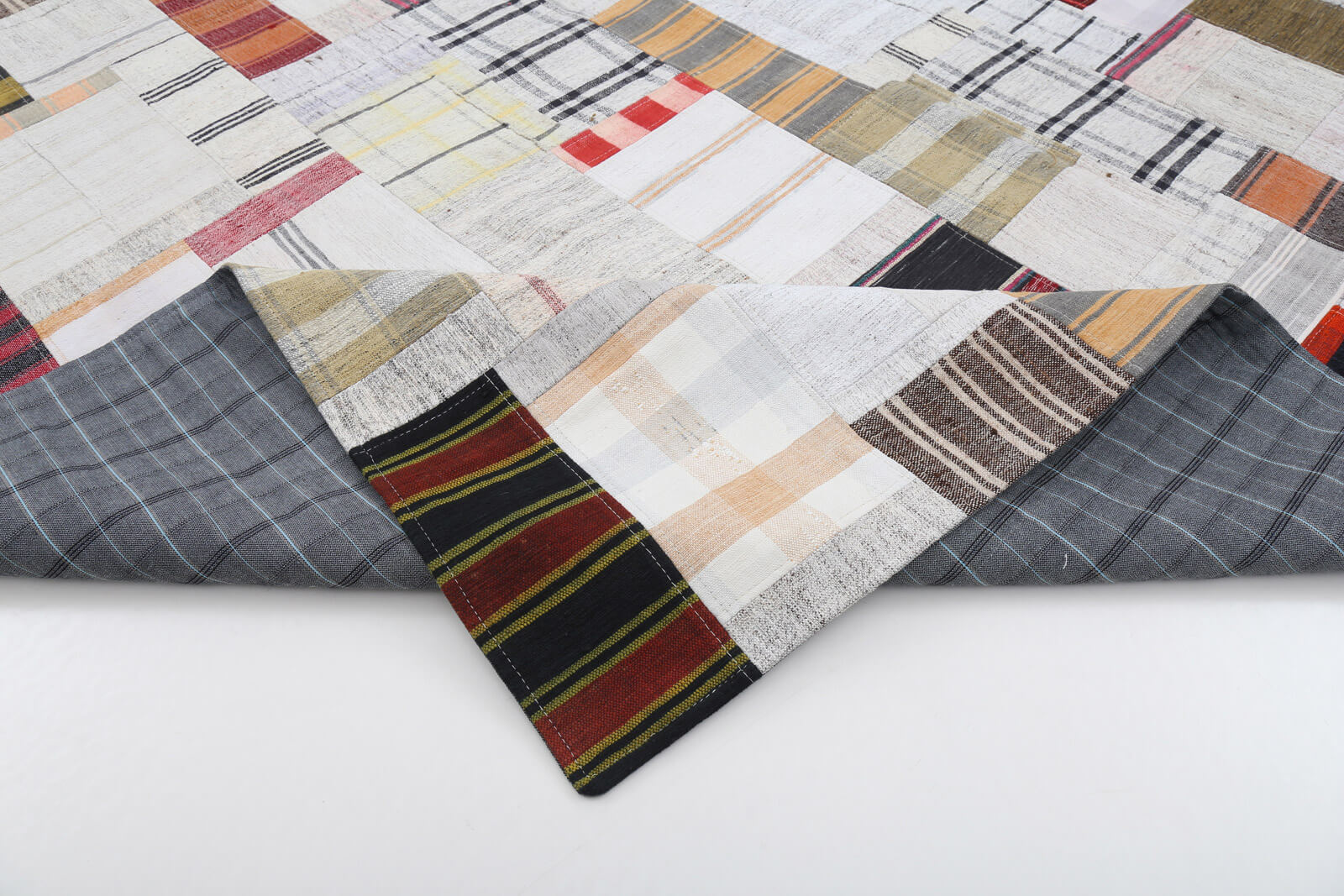 8x10 Multicolor Kilim Patchwork Rug - 22568
