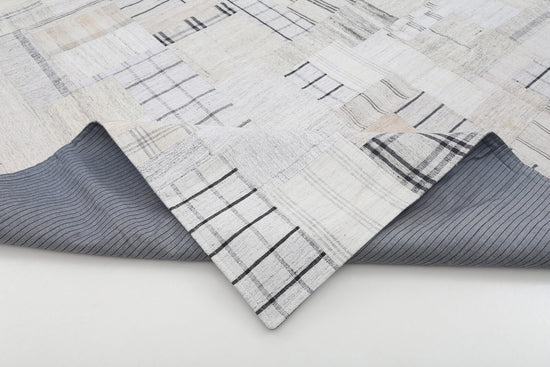 9x12 Beige Kilim Patchwork Rug - 22574