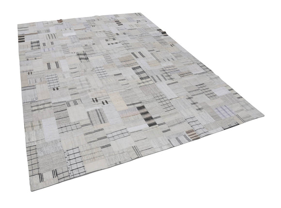 10x13 Beige Kilim Patchwork Rug - 22577