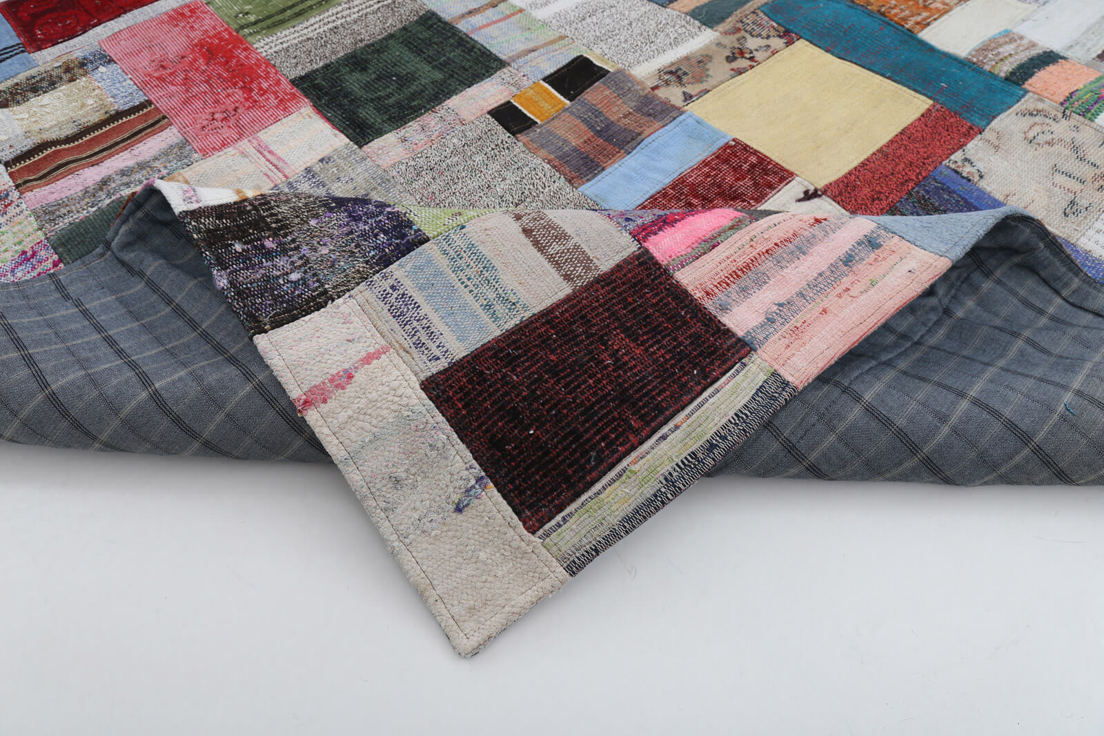 10x13 Multicolor Kilim Patchwork Rug - 22578
