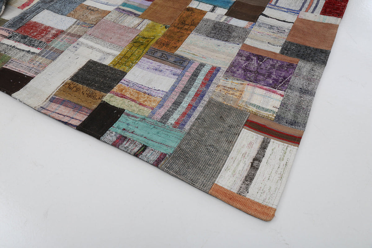 10x13 Multicolor Kilim Patchwork Rug - 22587