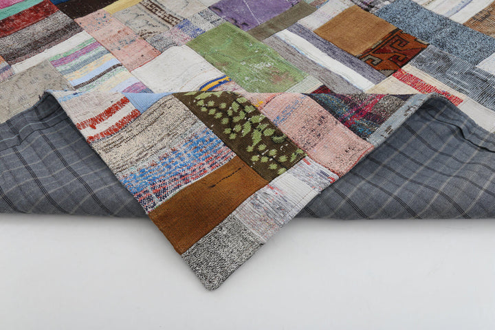 10x13 Multicolor Kilim Patchwork Rug - 22587