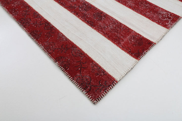 8x10 Usa Flag Patchwork Rug - 22590
