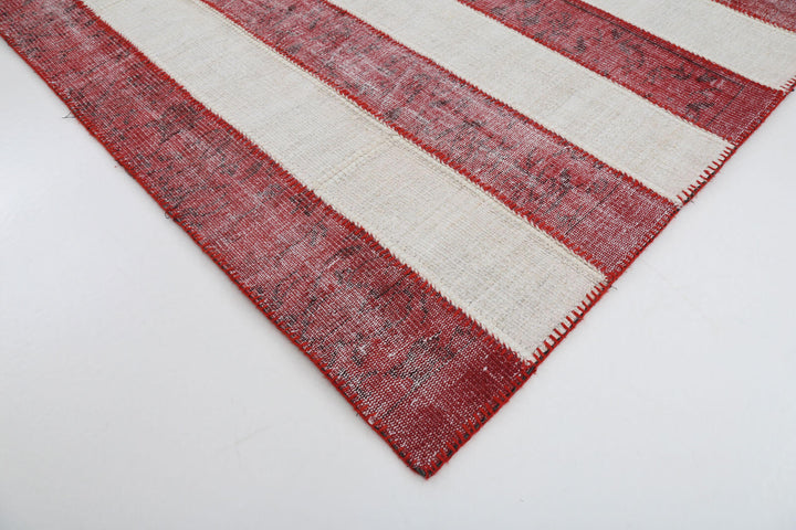 8x10 Usa Flag Patchwork Rug - 22591