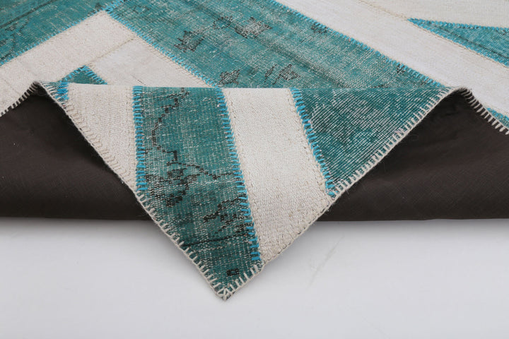 7x10 British Flag Patchwork Rug - 22593