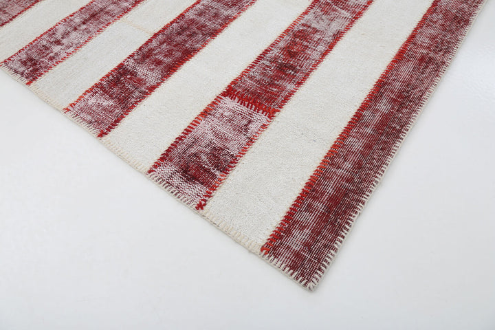 7x10 Usa Flag Patchwork Rug - 22595