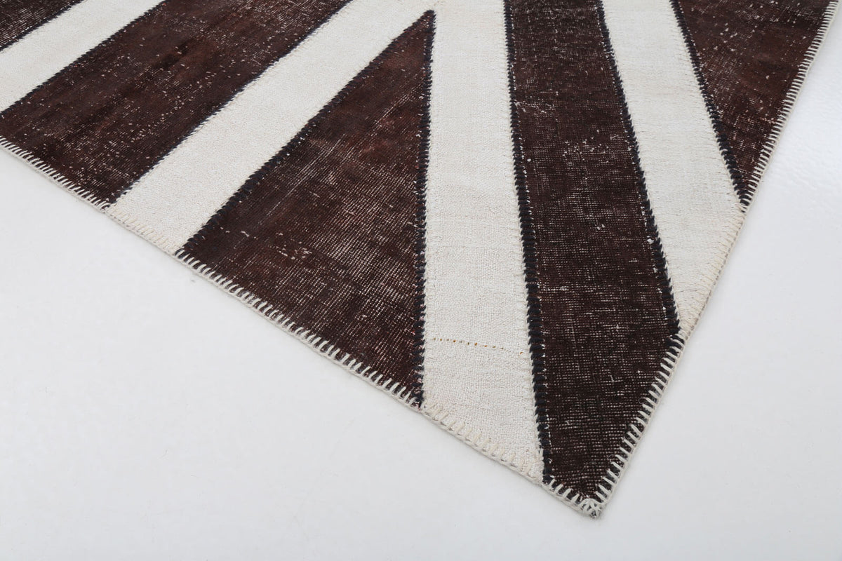 7x10 British Flag Patchwork Rug - 22598