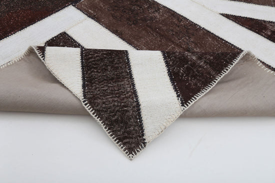 7x10 British Flag Patchwork Rug - 22598