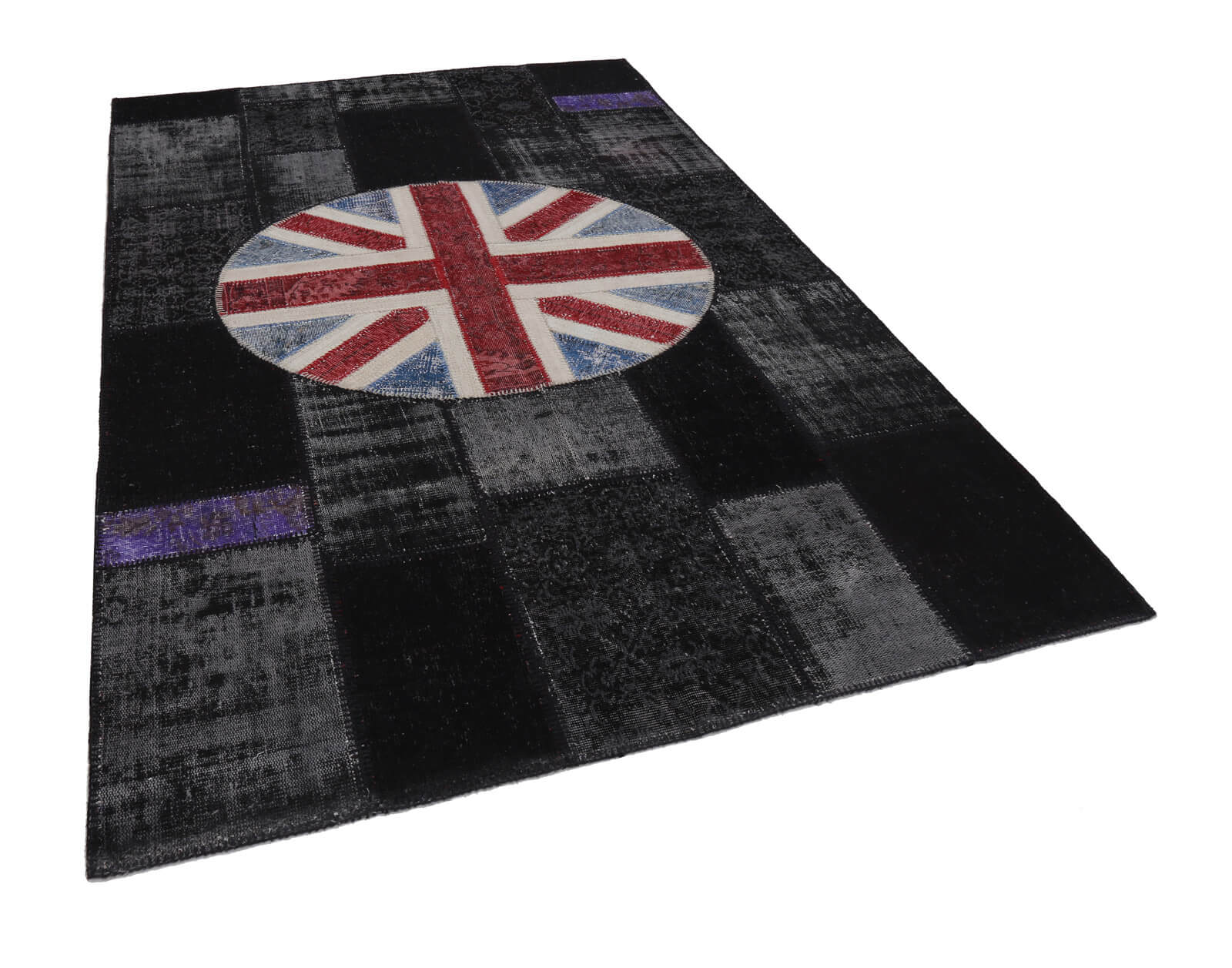 6x10 Uk Flag Patchwork Rug - 22601