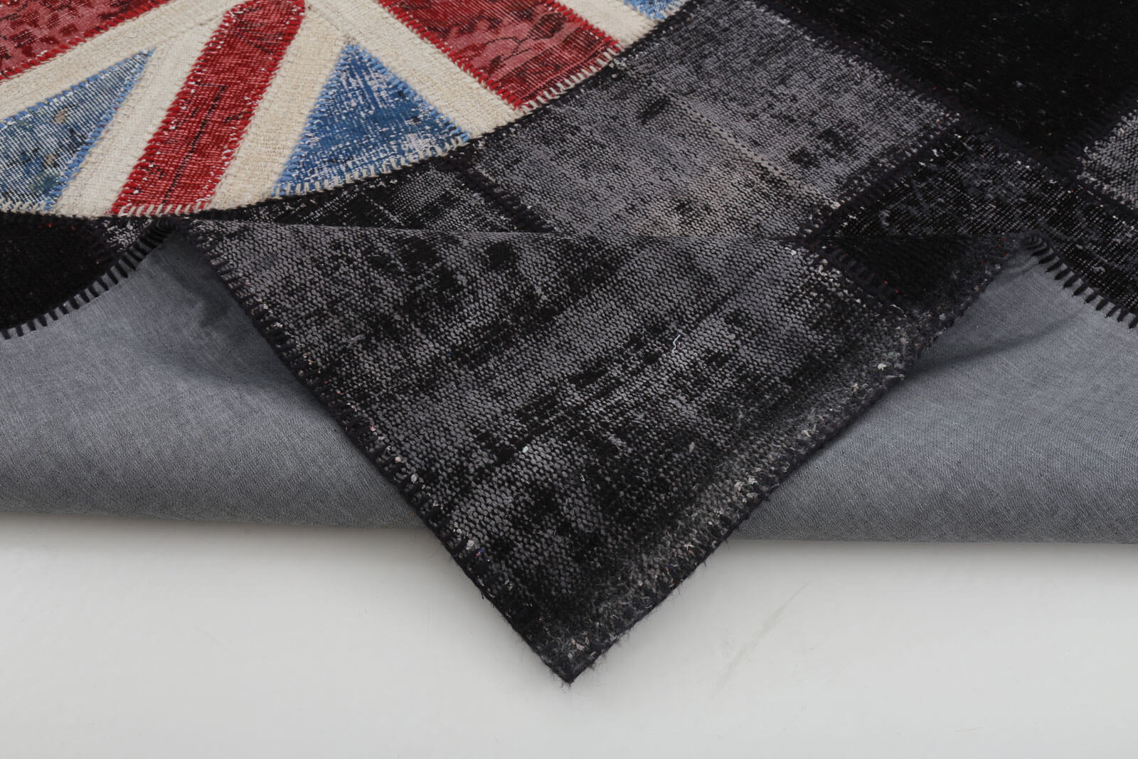 6x10 Uk Flag Patchwork Rug - 22601
