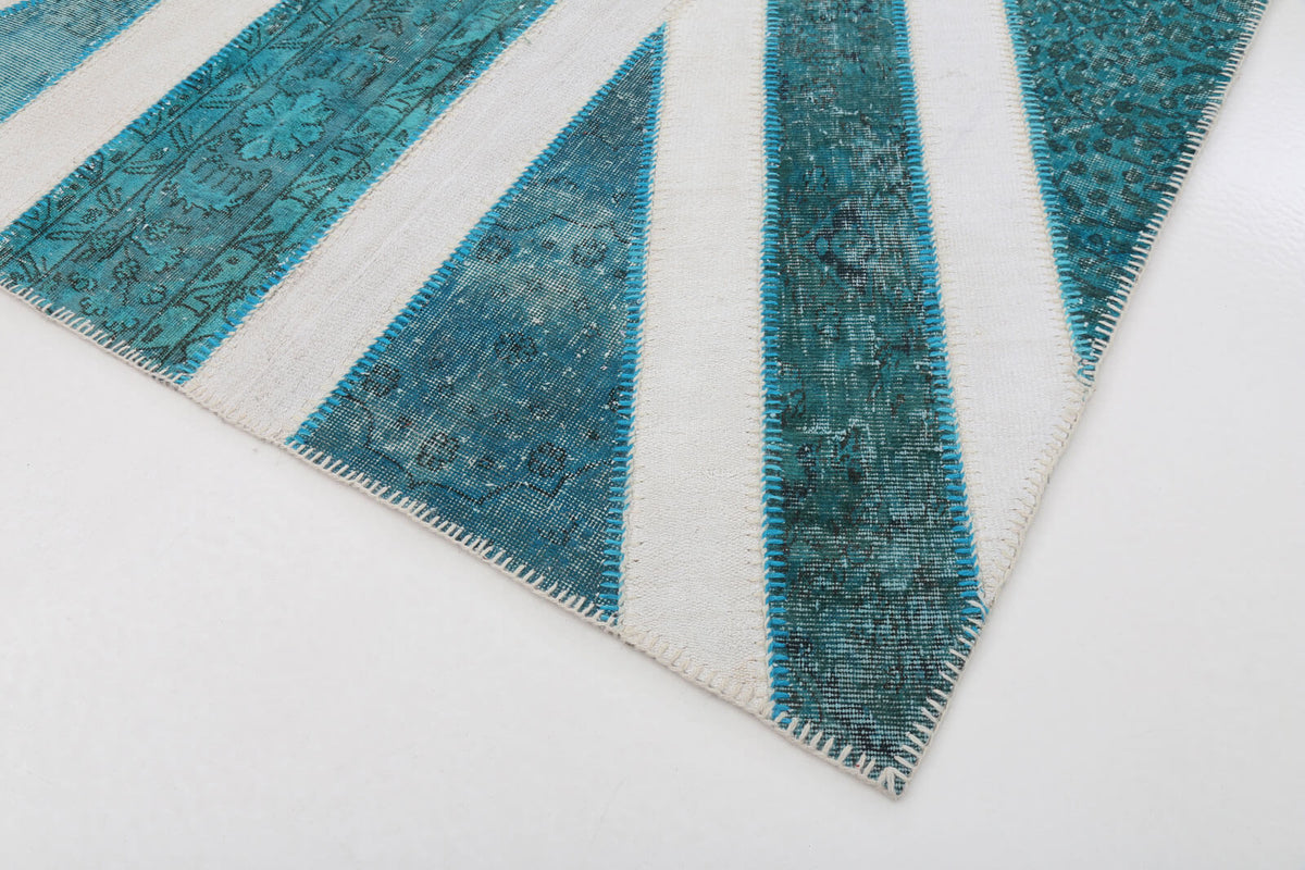 6x10 Uk Flag Patchwork Rug - 22607