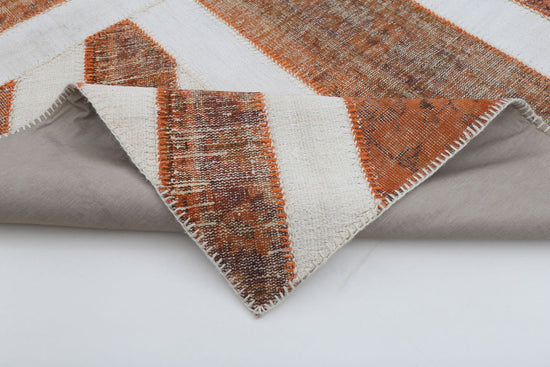 7x10 British Flag Patchwork Rug - 22611