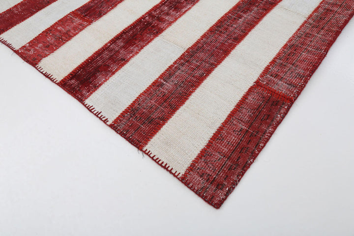 6x10 Usa Flag Patchwork Rug - 22612