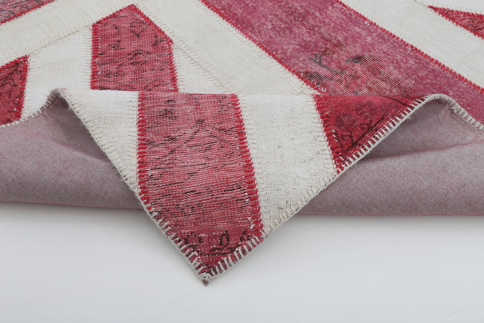 7x10 British Flag Patchwork Rug - 22614
