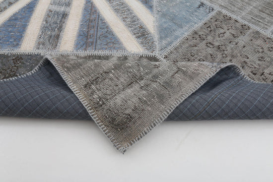 7x10 Uk Flag Patchwork Rug - 22617