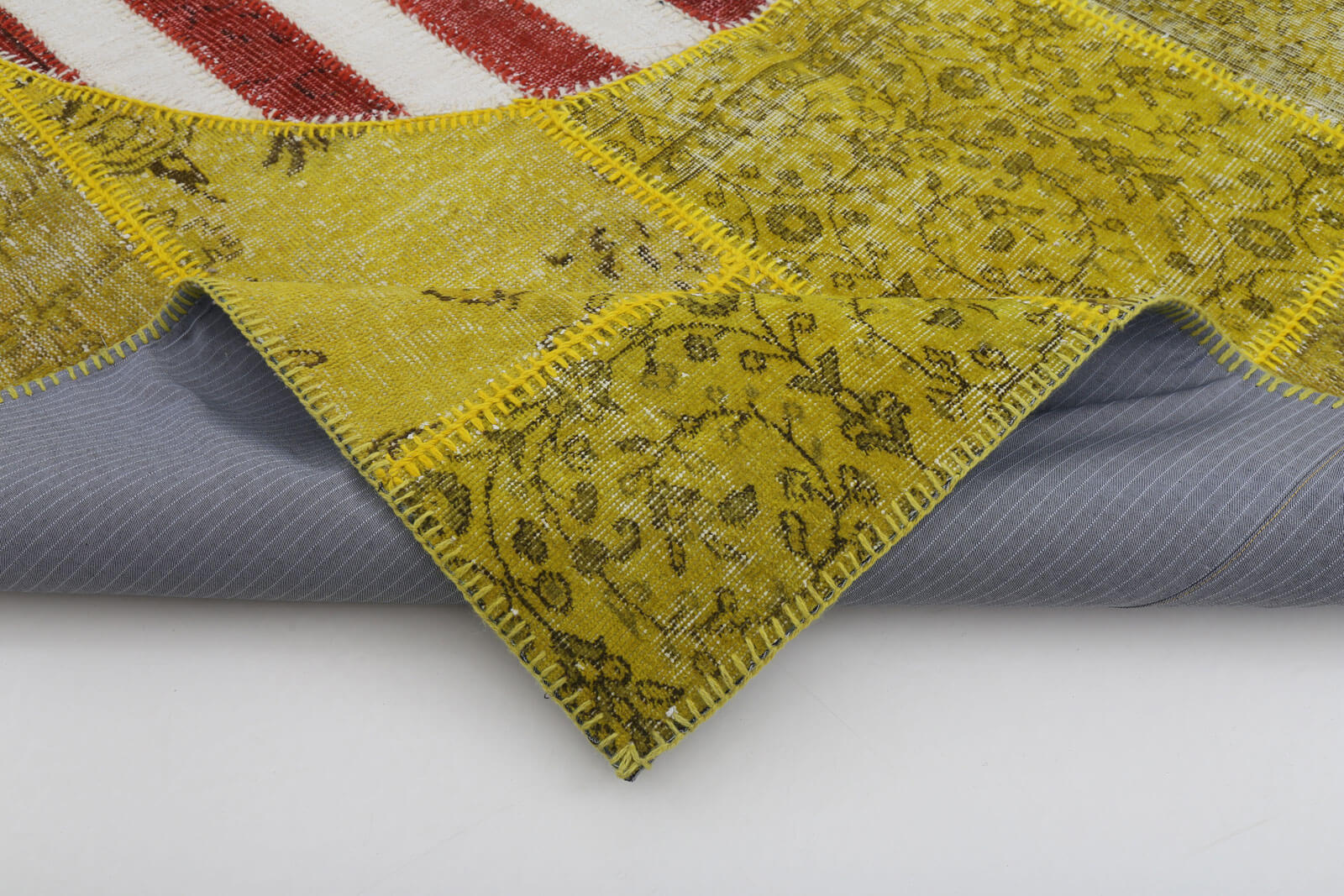 7x10 Usa Flag Patchwork Rug - 22624