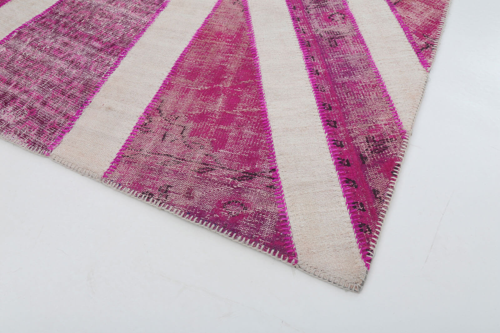 7x10 Uk Flag Patchwork Rug - 22627