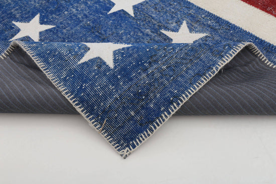 6x10 American Flag Patchwork Rug - 22628