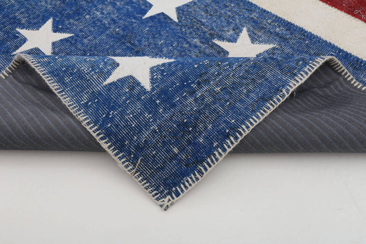 6x10 American Flag Patchwork Rug - 22628