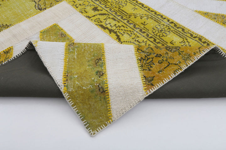 7x10 British Flag Patchwork Rug - 22631