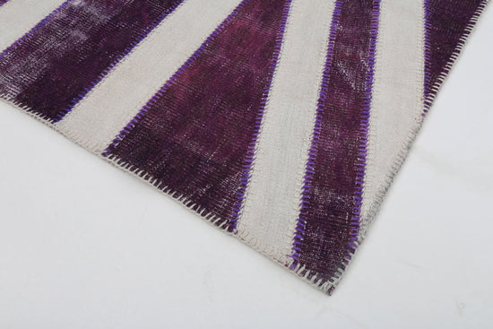 5x10 British Flag Patchwork Rug - 22633