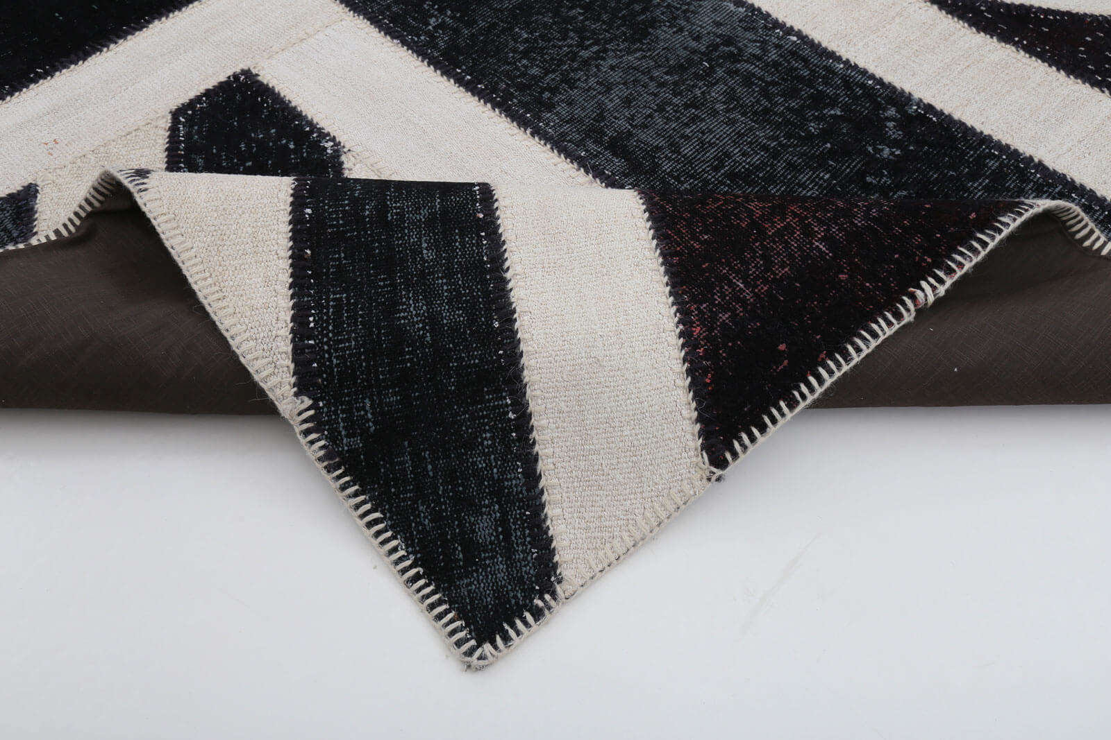 7x10 British Flag Patchwork Rug - 22634