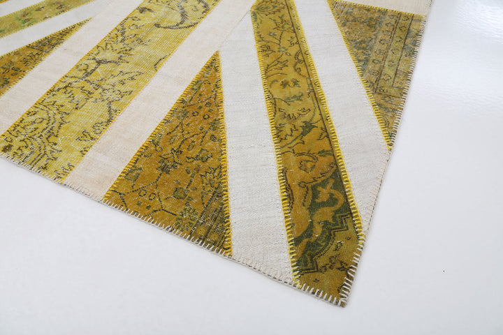 7x10 British Flag Patchwork Rug - 22640