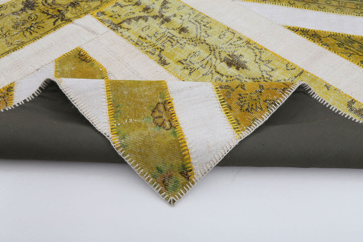 7x10 British Flag Patchwork Rug - 22640