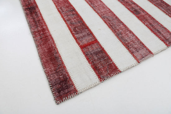 7x10 American Flag Patchwork Rug - 22645
