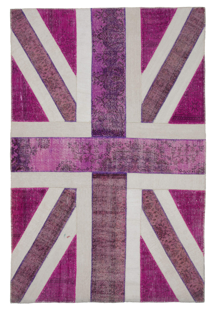 7x10 Flag Patchwork Rug - 22653