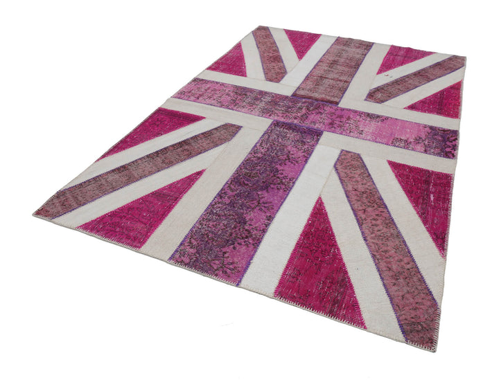 7x10 Flag Patchwork Rug - 22653