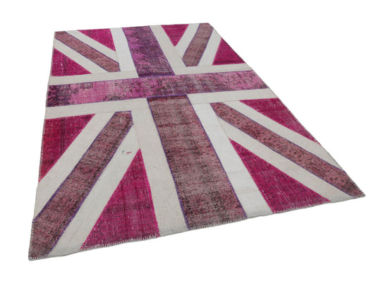 7x10 Flag Patchwork Rug - 22653