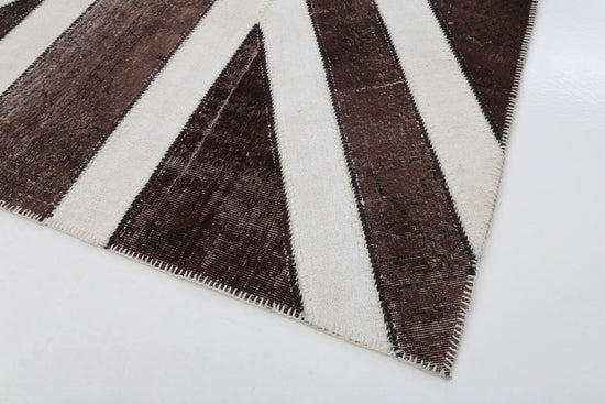 7x10 British Flag Patchwork Rug - 22654