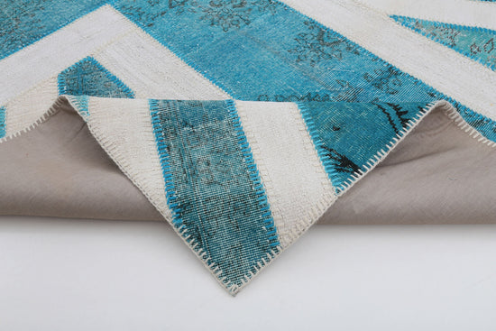 6x10 British Flag Patchwork Rug - 22659