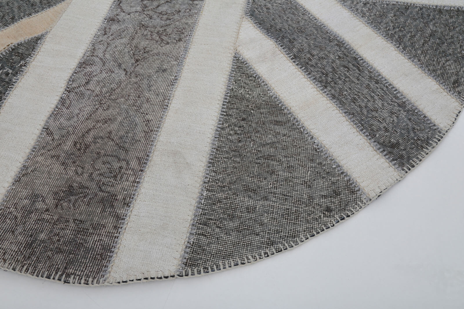 7x8 British Flag Patchwork Rug - 22676