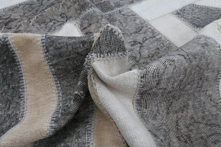 7x8 British Flag Patchwork Rug - 22676