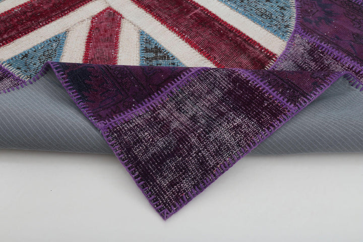 6x8 Uk Flag Patchwork Rug - 22677