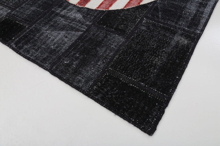 6x8 Usa Flag Patchwork Rug - 22678