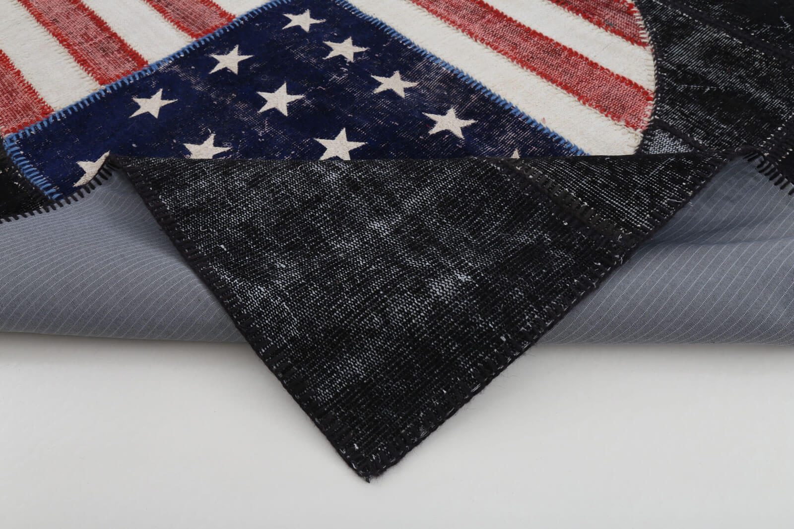 6x8 Usa Flag Patchwork Rug - 22678