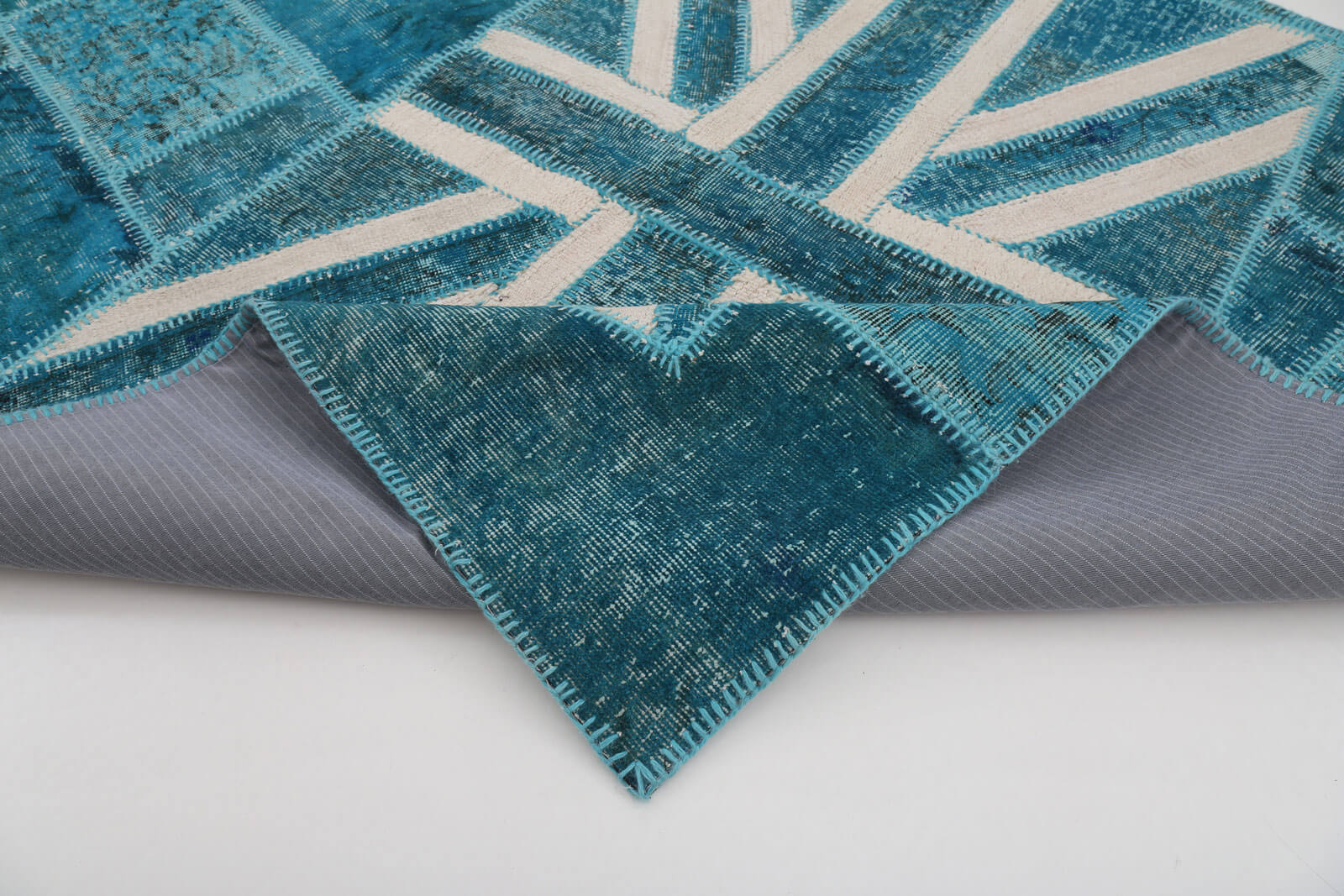 6x8 Uk Flag Patchwork Rug - 22688