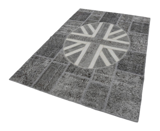 6x8 Uk Flag Patchwork Rug - 22692