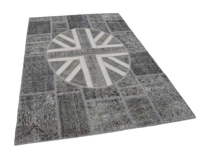 6x8 Uk Flag Patchwork Rug - 22692