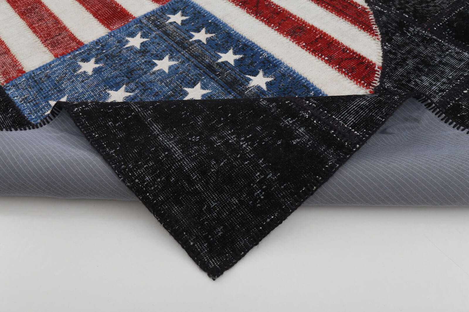 6x8 American Flag Patchwork Rug - 22697