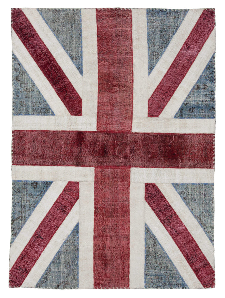 6x8 Uk Flag Patchwork Rug - 22699