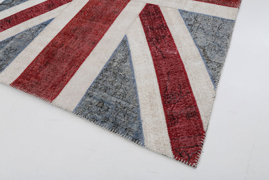 6x8 Uk Flag Patchwork Rug - 22699