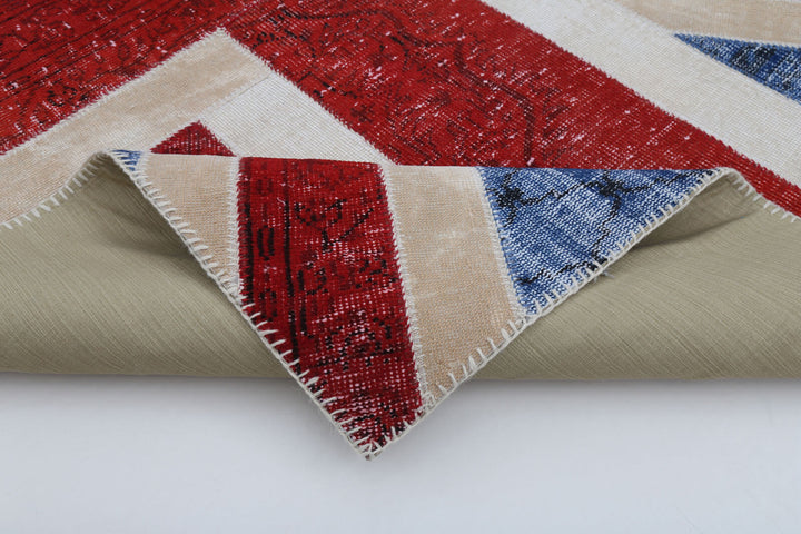 6x8 Uk Flag Patchwork Rug - 22700