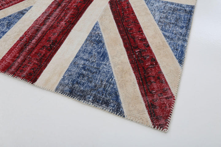 6x8 Uk Flag Patchwork Rug - 22702